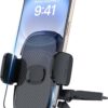 NTMY Sturdy CD Slot Phone Mount with One Hand Operation Design, Hands-Free Car Phone Holder Universally Compatible with All iPhone & Android Cell Phones, for Smartphone Mobile