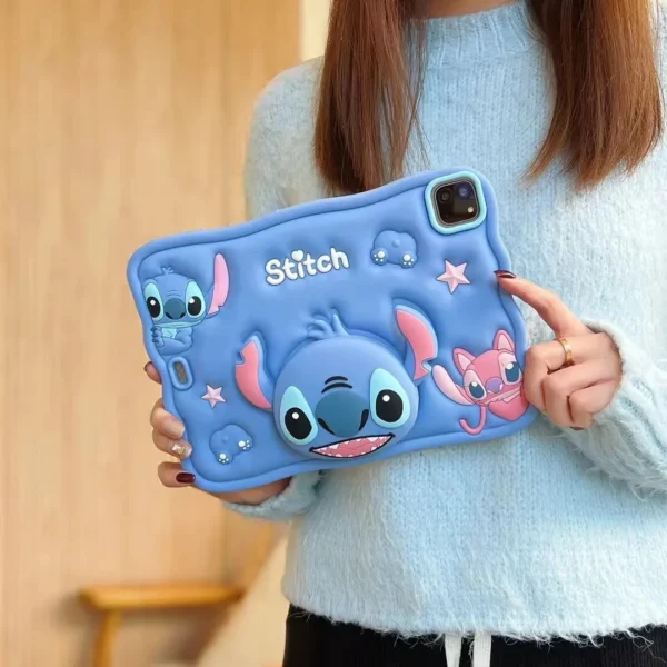 Cartoon Stitch Ipad Case For iPad Air 4 5 Mini 4 5 6 Pro 11 2022 2020 11Inch 7th 8th 9th 10.2 10th Gen 10.9 Silicon Case Funda