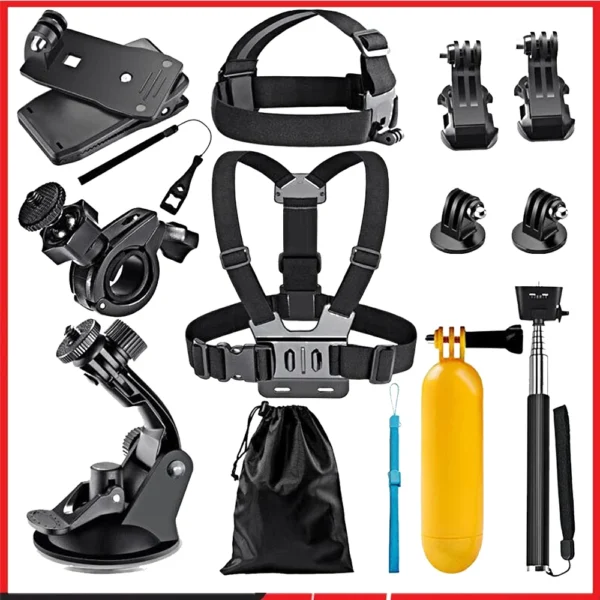Outdoor Sports Action Camera Accessories Kit For Q44CR Q37CR G9 S81TR S81ER G10 F6
