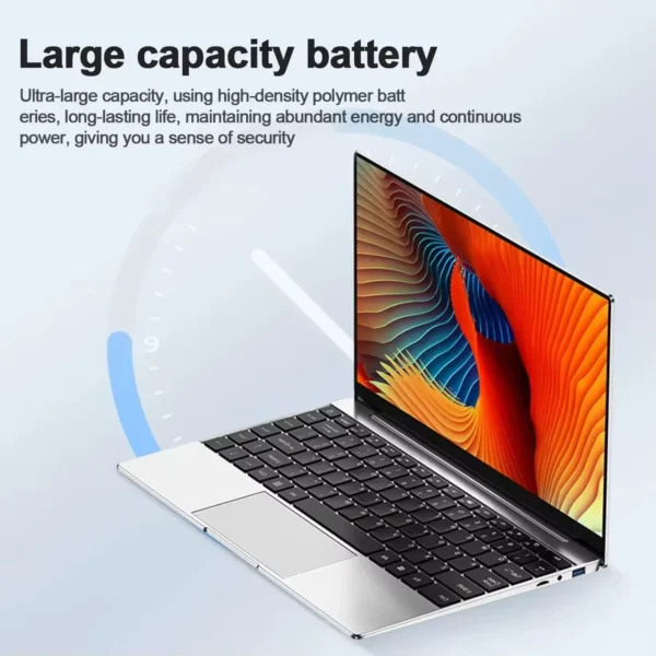 2025 Laptop Computer Windows 11 Notebook 14.1 Inch Intel Celeron J4025 12GB 512GB 1920*1080 Resolution Office Study PC computer