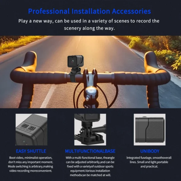 Mini Sport DV Action Camera HD 1080P Bike Motorcycle Helmet Camera Outdoor Video DVR Audio Recorder Dash Cam for Car Bicycle