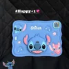 Cartoon Stitch Ipad Case For iPad Air 4 5 Mini 4 5 6 Pro 11 2022 2020 11Inch 7th 8th 9th 10.2 10th Gen 10.9 Silicon Case Funda