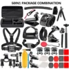 Action Camera Accessories Kit for GoPro Hero 13 12 11 10 9 8 7 6 5 4 Session 3 Black Max Insta360 Yi 4K DJI AKASO Campark SJCAM