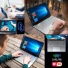 2025 Laptop Computer Windows 11 Notebook 14.1 Inch Intel Celeron J4025 12GB 512GB 1920*1080 Resolution Office Study PC computer