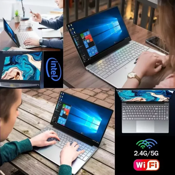 2025 Laptop Computer Windows 11 Notebook 14.1 Inch Intel Celeron J4025 12GB 512GB 1920*1080 Resolution Office Study PC computer