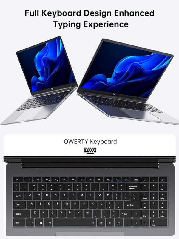 16.0-inch Laptop, 16GB DDR4 512GB SSD Gaming Laptop, Windows 11 Laptop with Intel 12th Quad-Core Processor(Up to 3.6GHz), 1920P FHD Display, Metal Shell, WiFi 6, USB3.2, Type_C, Long Battery Life