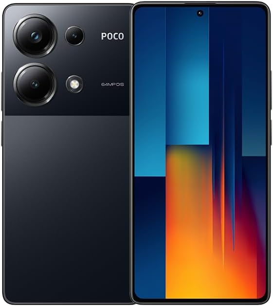 Xiaomi Poco M6 Pro 4G Lte Gsm (512GB + 12GB) 64Mp Triple Camera 6.67" Octa Core (Tmobile Mint Tello & Global) Unlocked (Black)