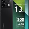 Xiaomi Redmi Note 13 Pro 5G + 4G lte (for tmobile Mint Tello & Global) (128gb + 8gb) 6.67 200mp Triple Unlocked (Midnight Black)