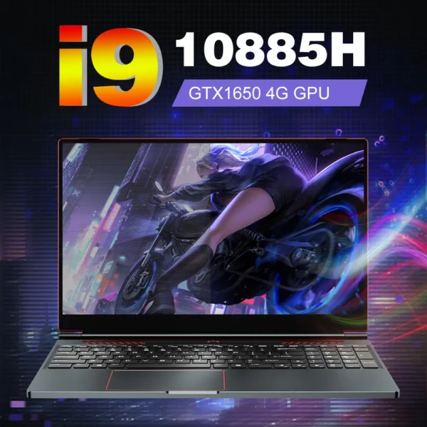CRELANDER Gaming Laptop 16.1 Inch Intel Core i9 10th Generation Nvidia Graphic GTX 1650 IPS Screen 144Hz Gamer Laptops Notebook