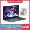 GMOLO 15.6inch Core I7 10th Gen 10750H Metal Notebook 6 Core CPU or I5 16GB/8GB DDR4 RAM Windows 10 Gaming Laptop Computer