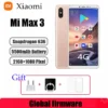 Global Firmware Xiaomi Mi Max 3 Smartphone Facial Recognition 4G Snapdragon 636 Posterior Fingerprint Used Phone