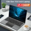 13th Gen i7 1360P 1260P 15.6 Inch IPS Gaming Laptop FHD NVMe Fingerprint Office Notebook Ultrabook Computer Windows 11 WiFi