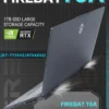 FIREBAT T6A 16 Inch AMD R7-7735HS RTX 4050 DDR5 32G RAM M.2 1TB SSD 165Hz 2.5K Wifi6 BT5.1 Gaming Gamer Notebook Laptop