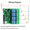 eWelink Smart Wifi Switch RF433 Relay 12V 24V 110V 220V Inching Interlock Self-lock Timer Home Automation Module For Alexa