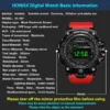 2024 New leisure multifunctional electronic watch for men simple waterproof sports date watches fashion Accessories