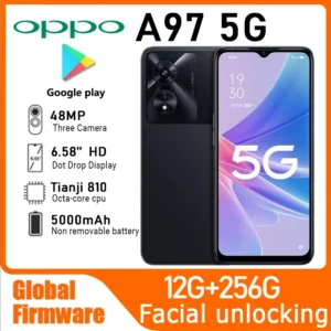 OPPO A97 Smartphone Global Firmware 12G 256G 6.58-inch 48MP main camera CPU Dimensity 810 5000mAh battery used phone