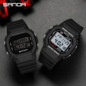 SANDA Fashion Top Brand G Style Digital Men's Watch Luxury Military Sport Waterproof Alarm Stopwatch Clock Men Relogio Masculino