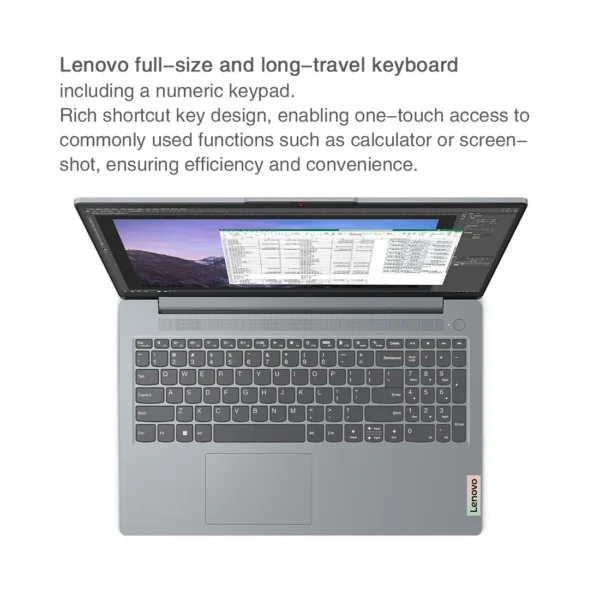 Lenovo Laptop IdeaPad 15s 2024 RAM 16GB SSD 512GB 15.6"Inch FHD 2K AMD Ryzen R5 7430U 4.3GHz 47Wh Notebook Ultrabook Computer PC