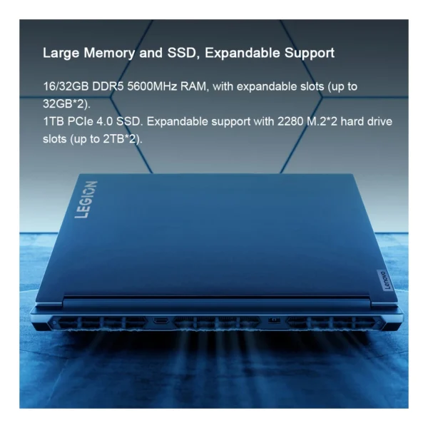 Lenovo Gaming Laptop LEGION Y7000P (5i Gen 9) 2024 Intel i7 14650HX NVIDIA RTX 4050 4060 4070 16"Inch 2.5K Computer PC Notebook