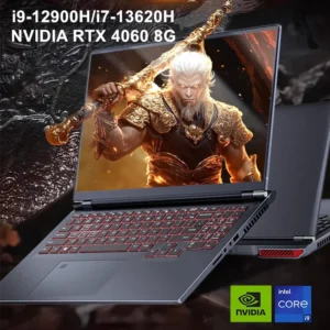 16 Inch Gaming Laptop NVIDIA RTX 4060 8G Intel i9 12900H i7 13620H 165Hz IPS Screen Windows 11 Notebook Gamer PC Computer WiFi6