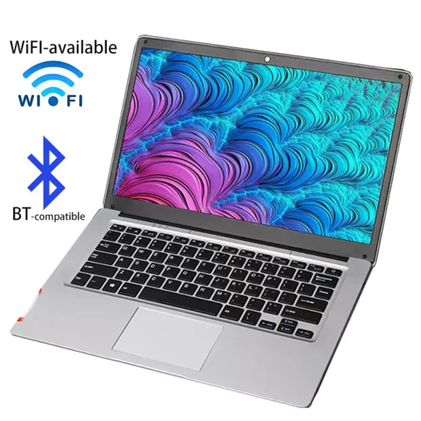 GMOLO 14inch Windows 10 Notebook Laptop 6GB RAM 64GB +128GB/256GB SSD USB 3.0 WiFi Bluetooth Camera Thin Ultrabook Cheap Netbook