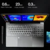 CRELANDER Laptop 15.6 Inch 16G RAM Intel N5095 Windows 11 Ultrathin Laptop Backlit Keyboard Fingerprint Unlock Notebook Computer
