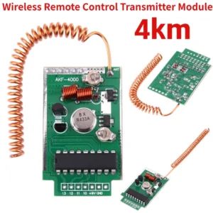 4km Wireless Remote Control Transmitter Module Kit Large Power RF 433Mhz Distance 4000 Meters Transmitter for Arduino ARM Launch