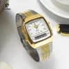 LIEBIG Luxury Dual Display Time Quartz Watches For Men Women Fashion Outdoor Sports Week Waterproof Digital Wristwatches Relojes