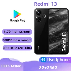 Xiaomi Redmi 13 Smartphone 4G HyperOS MTK Helio G91 Ultra 108MP Camera 5030mAh 90Hz 6.79inch used phone