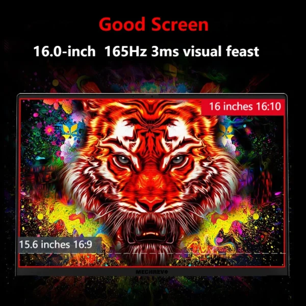 MECHREVO 16Pro 16 Inch Geforce RTX 4060 AMD R7-7745HX DDR5 165Hz 2.5k Wifi6 BT5.2 16GB 512GB Gaming Gamer Notebook Laptop