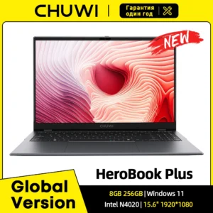 CHUWI 15.6" HeroBook Plus Chuwi 14.1" HeroBook Pro Laptop Intel N4020 8GB RAM 256GB SSD 1920*1080P Computer Windows 11 Laptops