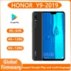 HONOR Y9-2019 Smartphone Global Firmware 6.5-inch Front Camera 16M Battery 4000 mAh Dual SIM CPU Haisi Qilin 710 used phone