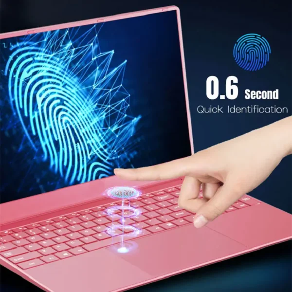 CRELANDER Laptop 15.6 Inch 16G RAM Intel N5095 Windows 11 Ultrathin Laptop Backlit Keyboard Fingerprint Unlock Notebook Computer