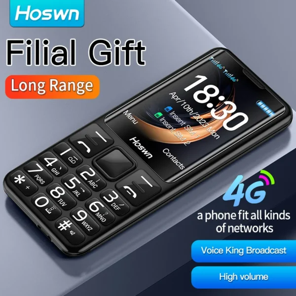 i79 (H6) 4G Elderly Mini Cellphone 2.4Inches TFT Screen 32MB RAM Torch Dual SIM English keyboard Mobile Phone