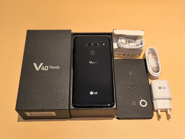 LG V40 ThinQ 4G LTE Original Mobile Phone 6.4'' 6GB RAM 64GB/128GB ROM 16MP Single/Dual SIM Fingerprint V405UA V405EBW CellPhone