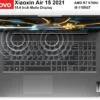Lenovo Xiaoxin Air 15 2021 Laptop With 11th Gen Core i5 Processor AMD Ryzen 5700U 7nm CPU 16GB Ram 512GB SSD 15.6 Inch Matte