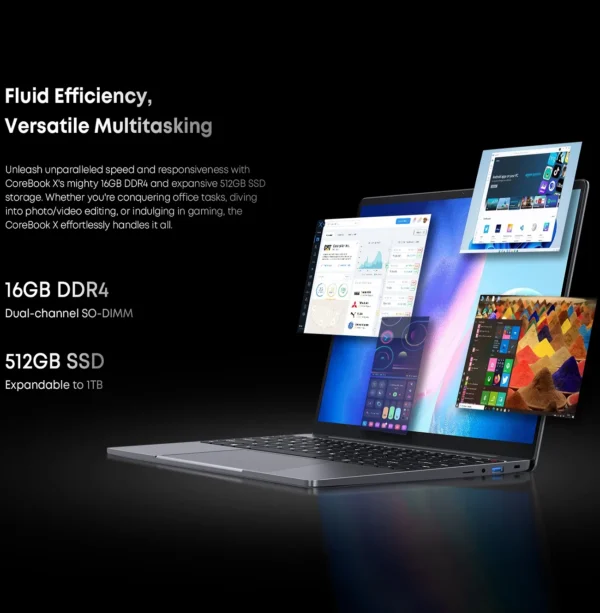 kf-S86212c8ec9074f619f747ff50e628aac0 CHUWI Corebook X 2024 Laptop i5-12450H 8Cores 14 inch FHD IPS Screen 16GB RAM 512GB SSD WIFI 6 Windows 11 Gaming NoteBook PC