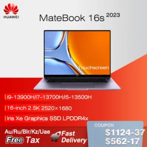 2023 HUAWEI MateBook 16s Laptop i9-13900H/i7-13700H/i5-13500H 16GB/32GB 1TB Netbook 16-inch 2.5K Touchscreen Computer 135W