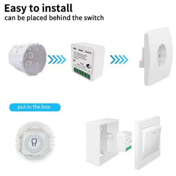 16A Tuya Zigbee WiFi 3.0 Mini Smart DIY Switch 2 Way Control Smart Life Relay Automation Breaker Works With Alexa Google Home