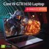 16.1 Inch Gaming Laptop Computer GTX1650 4G Intel Core i9-10885H i9 8950HK windows11 RAM Max 64GB DDR4 2*M.2 NVME 4TB SSD WiFi