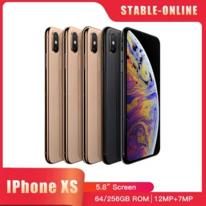 Apple iPhone XS Mobile phone Face ID 5.8" 4G LTE A12 4G RAM 64GB/256GB/512GB ROM Hexa Core Original Unlocked Used Cell Phone