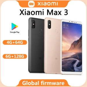 4G celular redmi xiaomi max 3/max2 6G 128 global firmware Snapdragon large screen Posterior fingerprint smartphone used phone