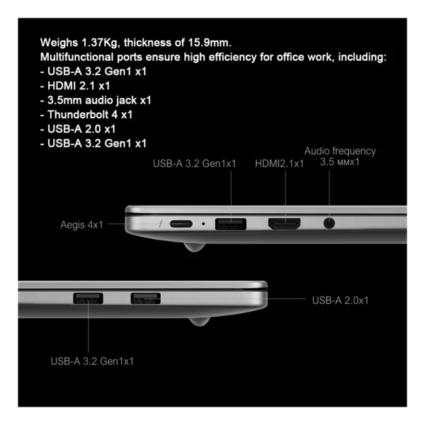 XIAOMI Laptop Redmi Book 14 2024 RAM 16GB SSD 512GB 14"Inch 2.8K 120Hz Intel i5 13500H Windows 11 Notebook Ultrabook Computer PC