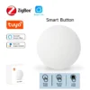 Tuya Zigbee Smart Push Button Wireless Switch Include Battery Remote Control Automation Scenario Switch Work with Zigbee Gateway