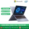 Gamer Laptops Computer office Metal Notebook Netbook Windows 11 11th Gen Intel I7-11370H 64GB RAM Dual DDR4 Slots SSD 5G WiFi