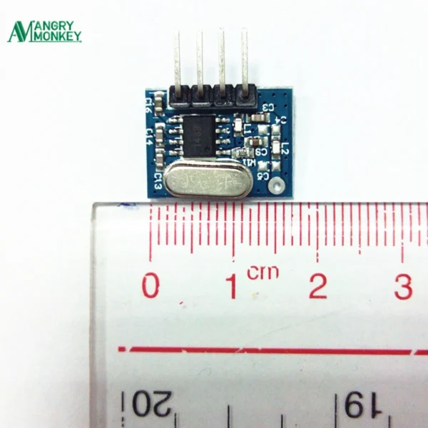 1 Set superheterodyne 433Mhz RF transmitter and receiver Module kit small size For Arduino uno Diy kits 433 mhz Remote controls