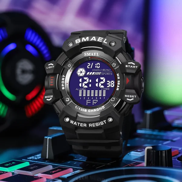 kf-Sb1e8c22b15f34c0aabd12ea273281e896 2023 Men Watches Luxury Man Military Watch SMAEL 8050 Waterproof Big Dial Fashion LED Backlight Sport Digital Watch For Men