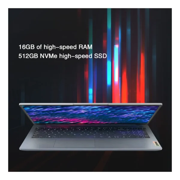 Lenovo Laptop IdeaPad 15s 2024 RAM 16GB SSD 512GB 15.6"Inch FHD 2K AMD Ryzen R5 7430U 4.3GHz 47Wh Notebook Ultrabook Computer PC