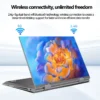 2 in 1 Touch Screen 10.95 Inch 360° Flip Laptop Intel N95 Win 11 Pro 16GB DDR5 2TB SSD Metal for Office Gaming Mini Notebook PC