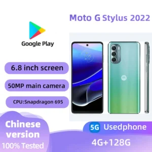 Motorola Moto G Stylus 5g (2022) XT2215 5g SmartPhone Snapdragon 695 6.8 inch Screen 5000mAh 50MP Camera Original Used Phone